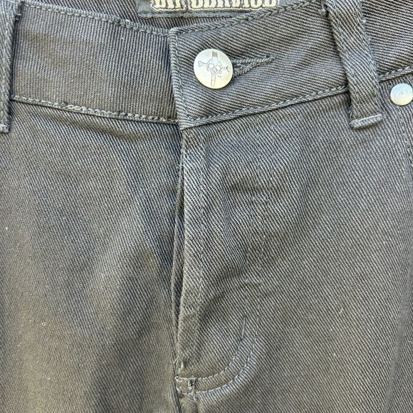 NYDJ Wide Leg Cuffed Capri Jeans Green Fall Size 16 Green - Picture 5 of 8